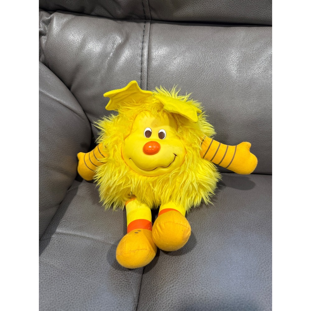 Rainbow Brite Twink Sprite Plush Yellow Shaggy Stuffed Toy Hallmark RN 90347